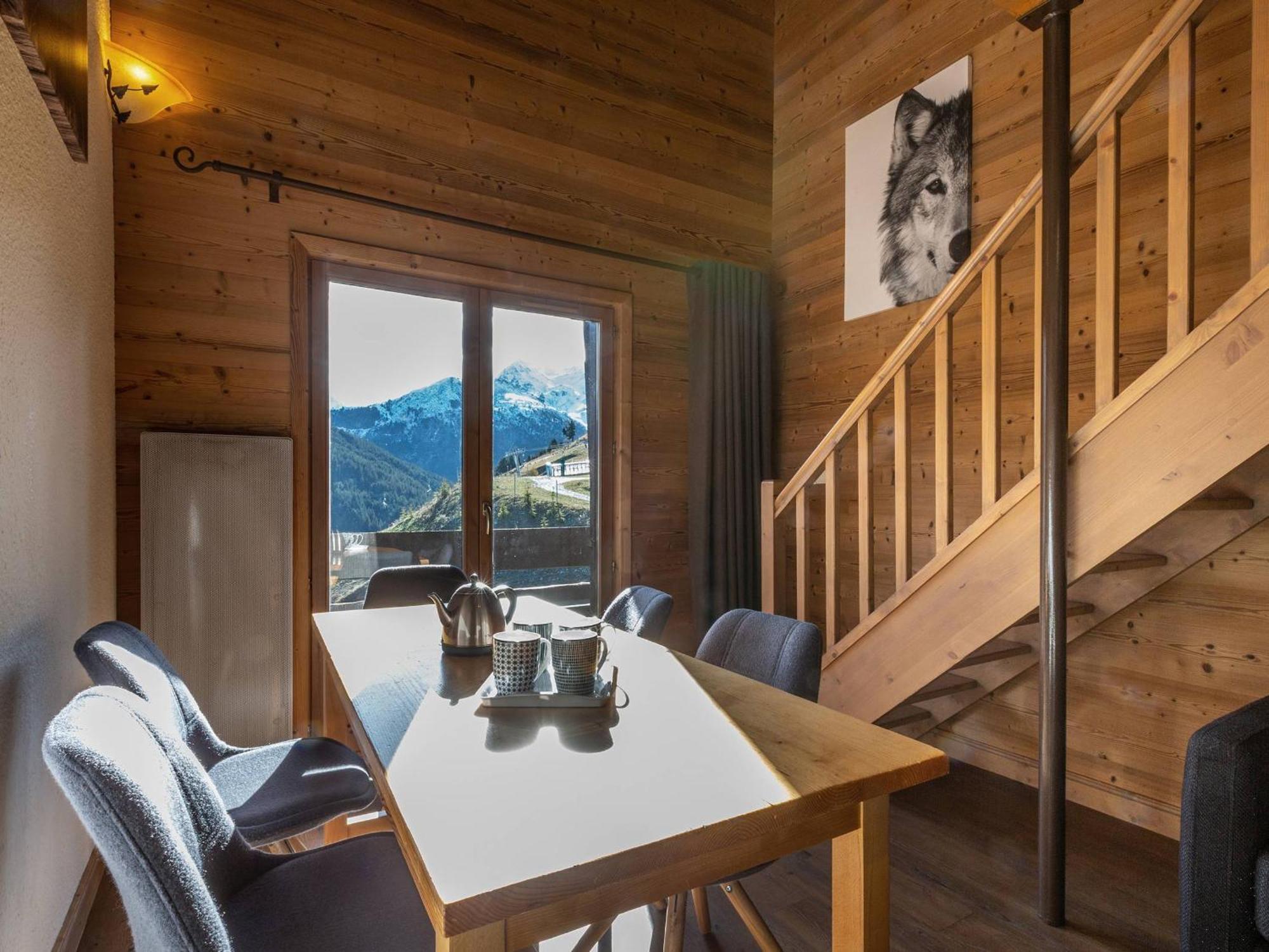 Charmant Duplex 8 Pers. Skis Aux Pieds A Meribel Mottaret, Balcon, Cuisine Equipee, Animaux Admis - Fr-1-355-141 Apartment Екстериор снимка